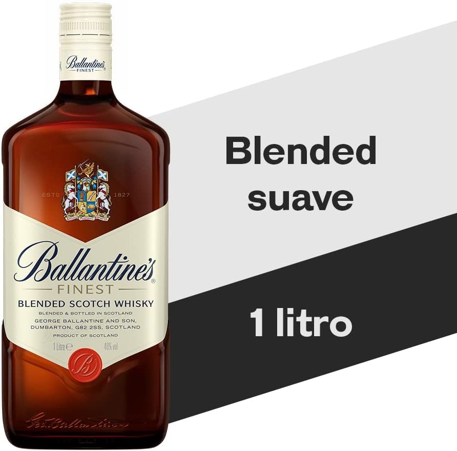 Whisky Ballantine's Finest Blended Escocês - 1 Litro - Imagem 2