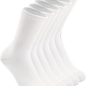 Pacote com 3 meias femininas leves e finas, meias casuais de panturrilha para uso diário, tamanhos 6-11