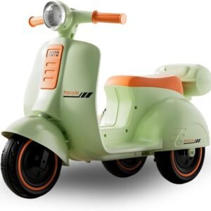 Mini Moto Elétrica Scooter Frente e Ré 6V Som e Luz