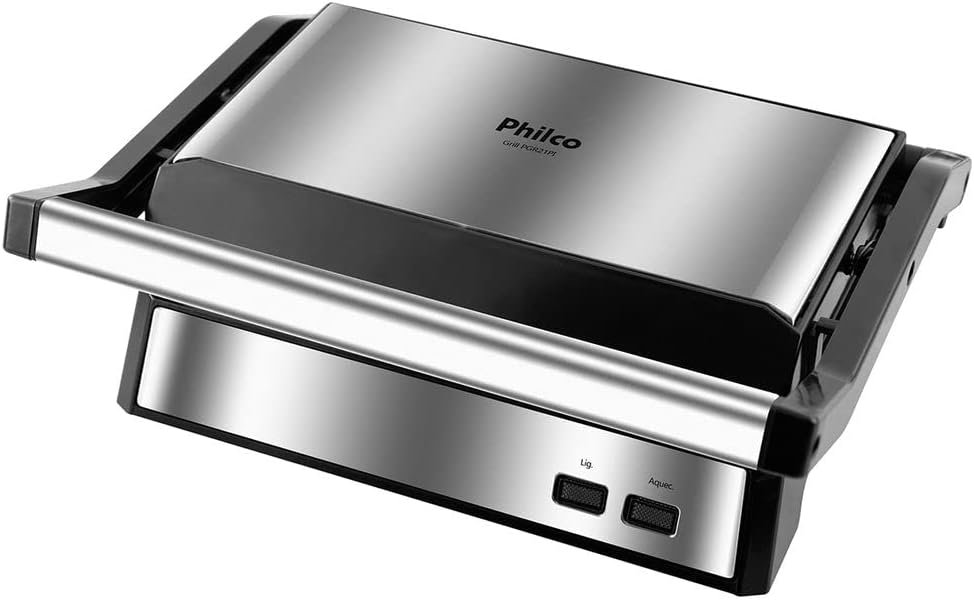 Grill Philco PGR21PI Preto/Inox 1000W