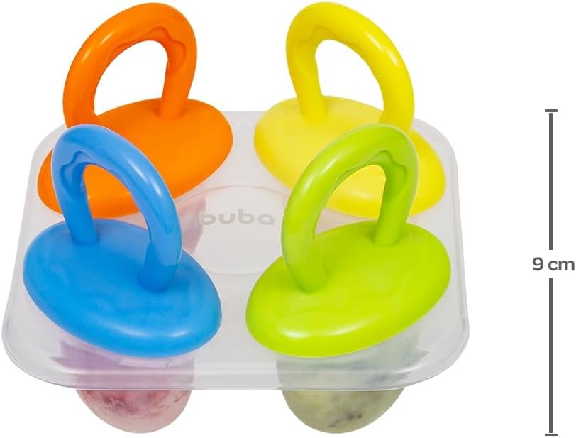 Forminha de Picolé Buba Divertidas Livres de BPA Infantil Sortido - Imagem 5