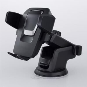 Suporte de Celular para Carro com Ventosa Reforçada Fixação no Painel Trava Automática Antiqueda Ideal para GPS Waze e Uber Compatível com Smartphones Modelo Premium