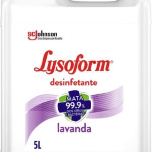 Lysoform Lavanda, Desinfetante Líquido, Limpeza Casa, 5L