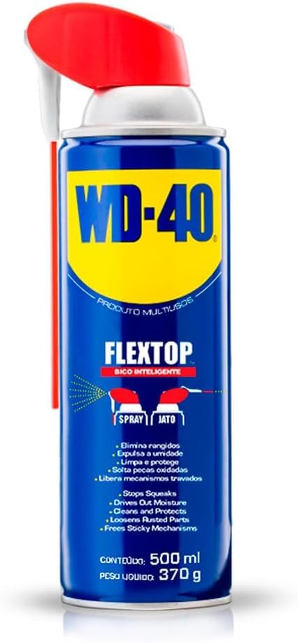 WD-40 Spray Multiuso Flextop Aerossol Oleo Lubrificante 500ml