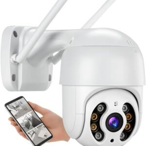 Câmera de Segurança Wi-Fi Externa IP A8 – Prova d’Água com Visão Noturna Infravermelha e Monitoramento em Tempo Real Premium Jortan