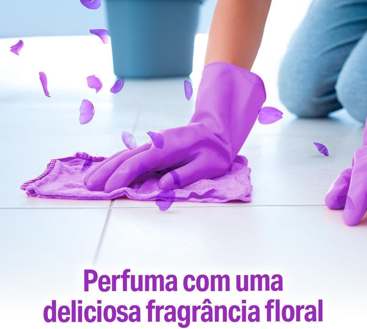 Ajax Limpador Festa Das Flores Lavanda 3 8L - Imagem 3