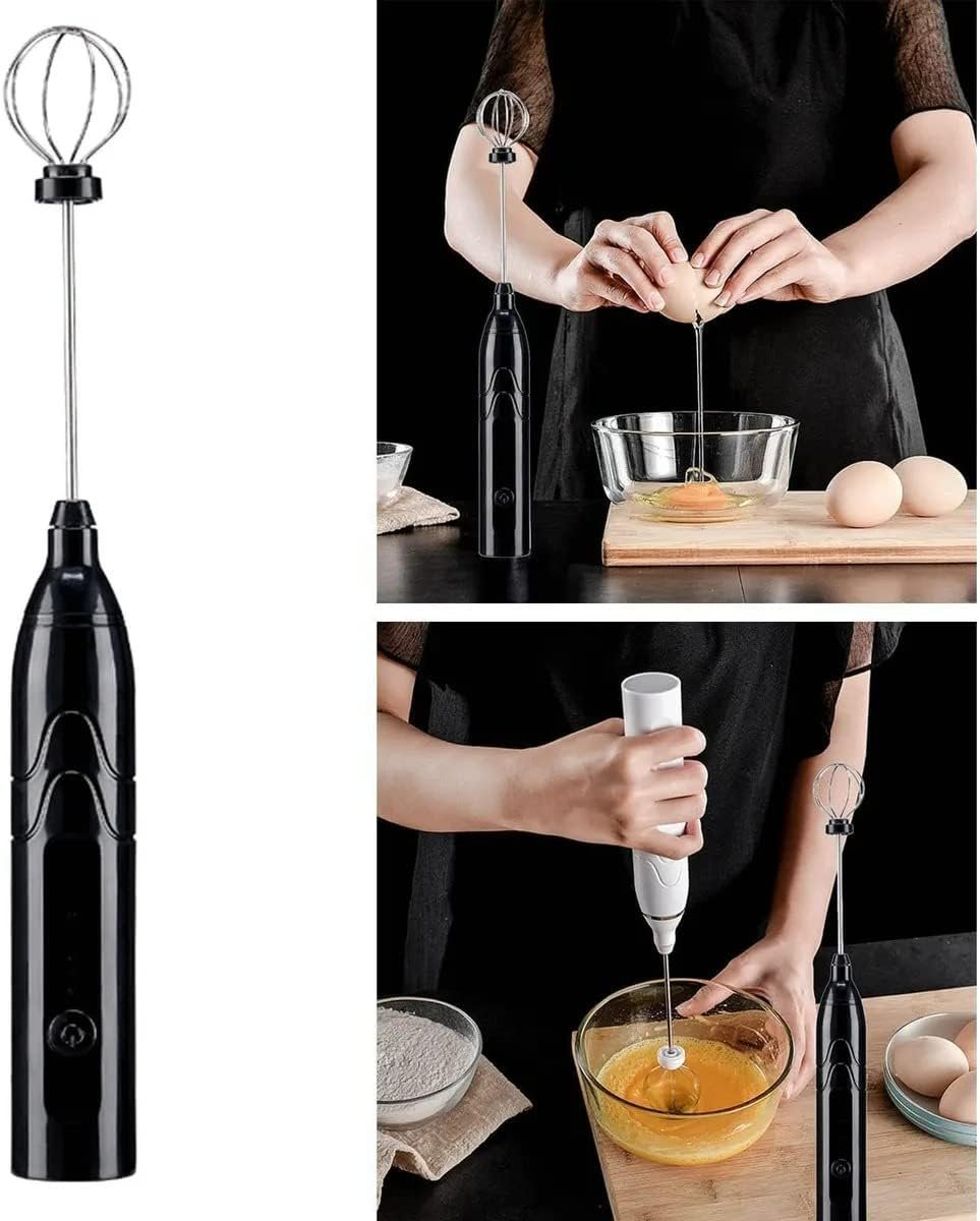 Mini Mixer Portátil Misturador de Bebidas Batedor Espumador de Leite USB Recarregável Cozinha Cafe Ovo - Imagem 6