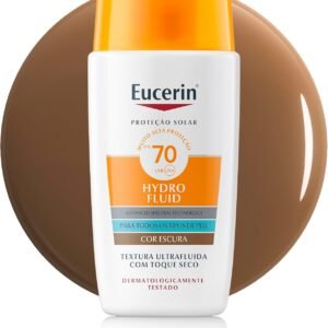 Eucerin Protetor Solar Hydro Fluid Facial Cor Escura FPS70 50ml