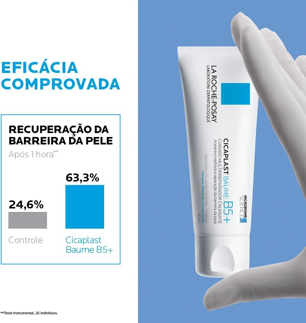 La Roche-Posay Cicaplast Baume B5+ Cuidado Multirreparador Calmante - Imagem 4