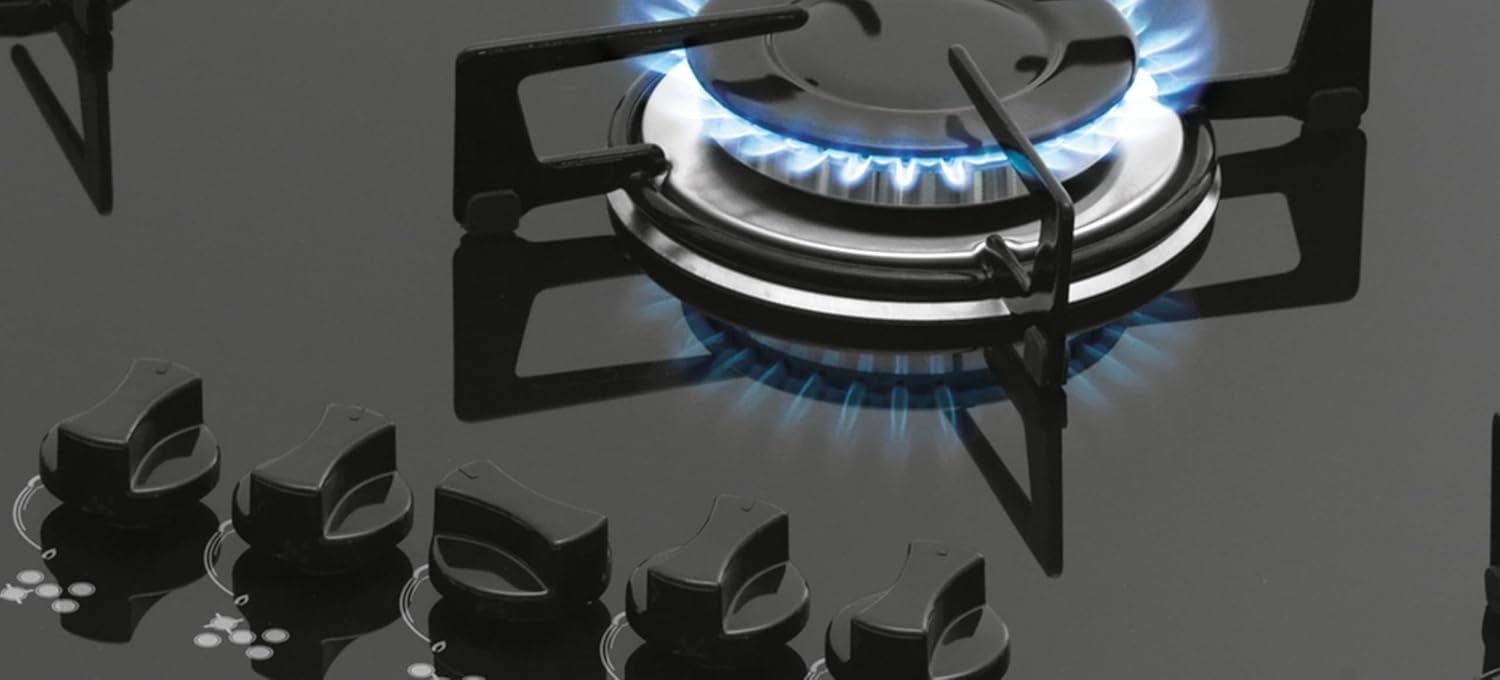 FISCHER COOKTOP À GÁS 5 BOCAS MESA VIDRO PRETA BIVOLT 1642-6985 - Imagem 2
