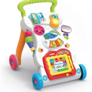 Andador de Empurrar Infantil Brinquedo Educativo para Bebê Teclado Musical Lousa Mágica Rayo Andador de Empurrar Infantil Brinquedo Educativo para Bebê Teclado Musical Lousa Mágica Rayo