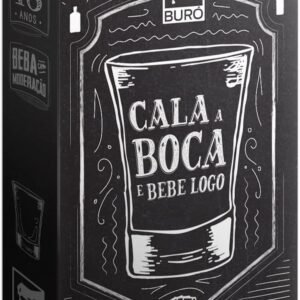 Buró, Cala a Boca e Bebe Logo, Jogo Simples e Rápido para Adultos, 3-8 jogadores