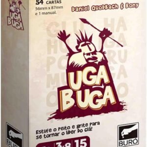 Buró, Uga Buga, Jogo Divertido para a Família, 3-8 jogadores, até 15 minutos