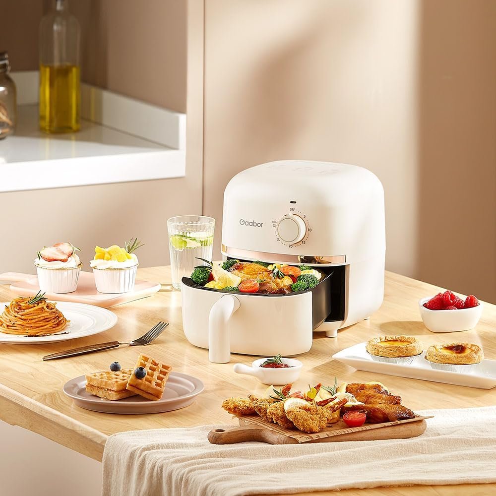 Mini Air Fryer Fritadeira Elétrica Sem Óleo 1.4L Individual 900w 127v - Gaabor - Imagem 3