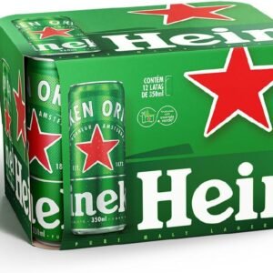 Heineken Cerveja Sleek Lata 350ml Pack 12 Unidades