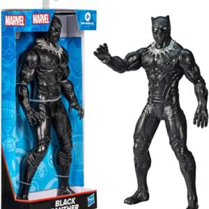 Marvel, Action Figure, Pantera Negra, Mighty Hero Series – Brinquedo de Herói com 24 cm, Articulado – A partir de 4 Anos