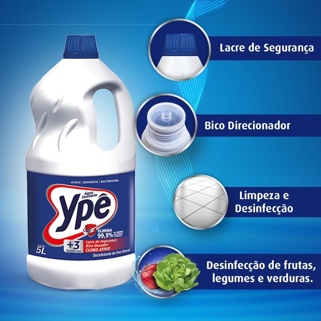 Ypê Água Sanitária 5L - Imagem 4