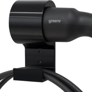 Suporte de Parede Organizador para Carregador Portátil Tipo 2 – Gancho para Cabos de Carro Elétrico Universal (Compatível BYD, Volvo, GWM)
