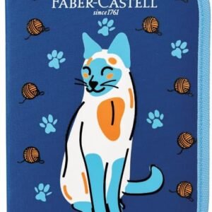 Estojo Escolar Completo Coleção Pets Faber-Castell – Gato