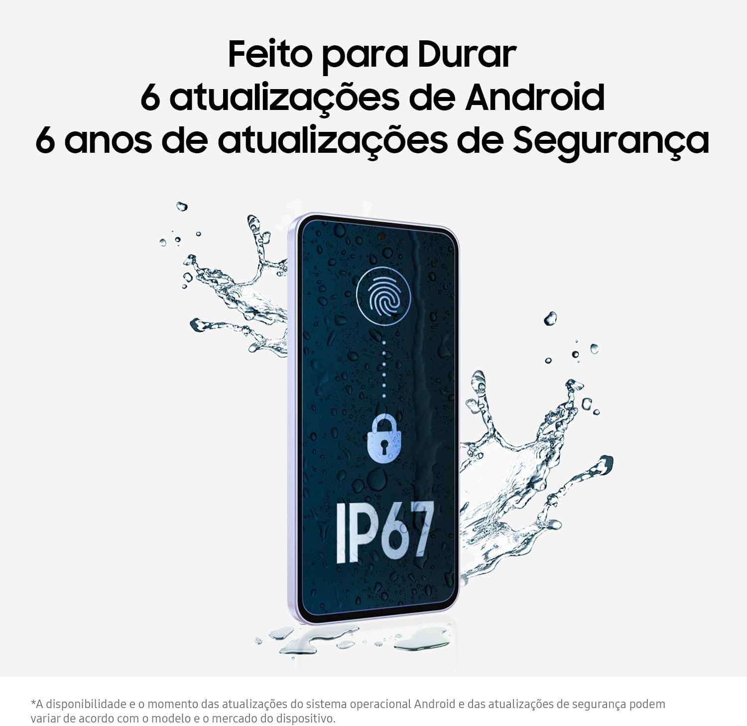 Celular Samsung Galaxy A36 5G 256GB, 8GB RAM, Recursos AI (Preto) - Imagem 3