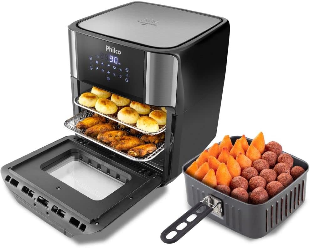 FRITADEIRA AIR FRYER PHILCO 12L PT PFR2200P 220V - Imagem 5