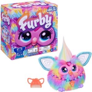 Furby Tie Dye, Brinquedo de Pelúcia Interativo ativado por Voz