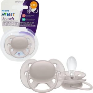 Chupeta Ultra Soft Uniatária Seda Bege 6-18M Philips Avent Chupeta Ultra Soft Uniatária Seda Bege 6-18M Philips Avent