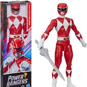 Power Rangers Mighty Morphin Ranger Vermelho – Figura de 30 cm – E8665 – Hasbro