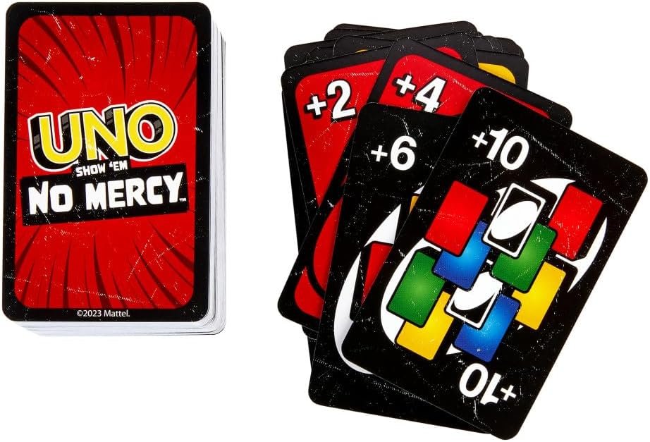 UNO Jogo de Cartas No Mercy para crianças a partir de 7 anos - Imagem 10
