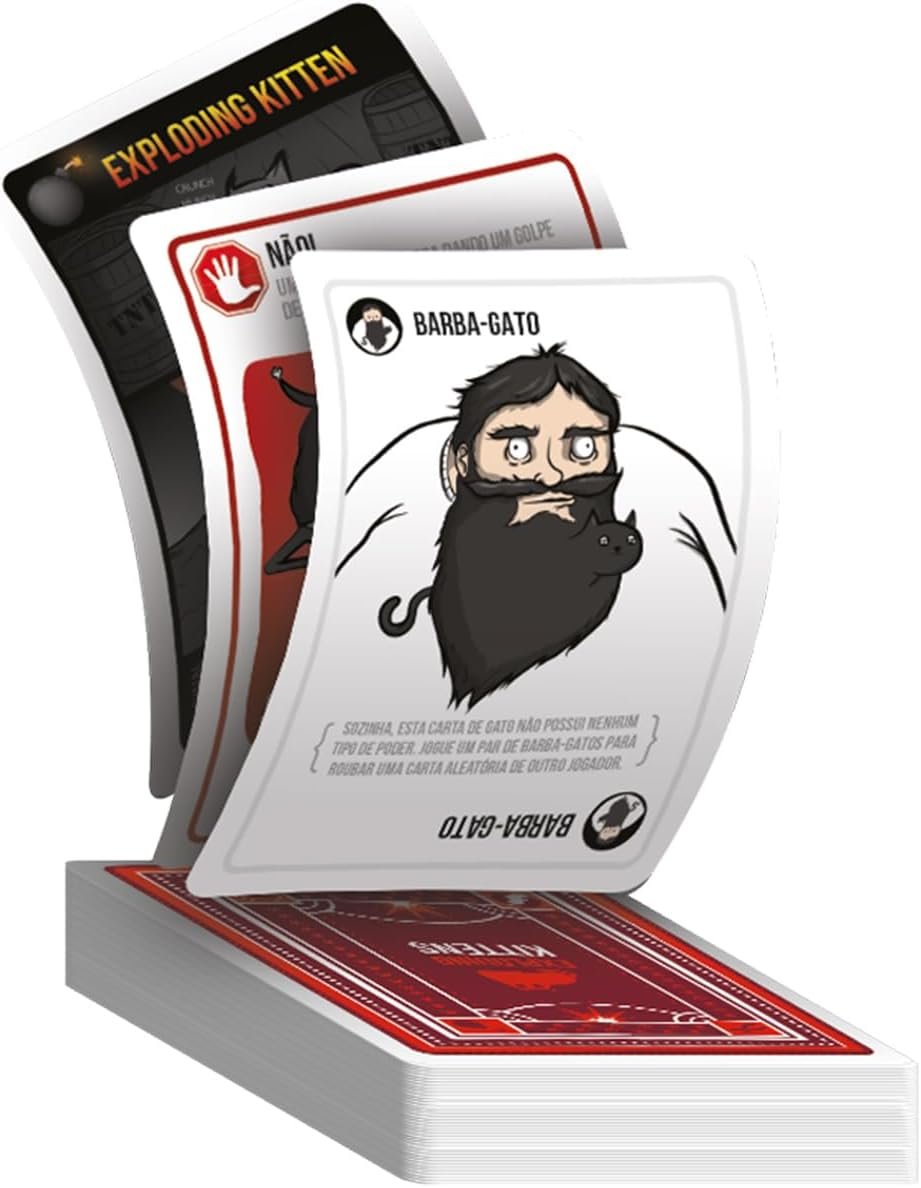 Asmodee, Exploding Kittens Para A Galera, Jogo de Cartas para Amigos, 2 a 10 jogadores, Idade 8+ anos, Partidas de até 15 minutos - Imagem 3