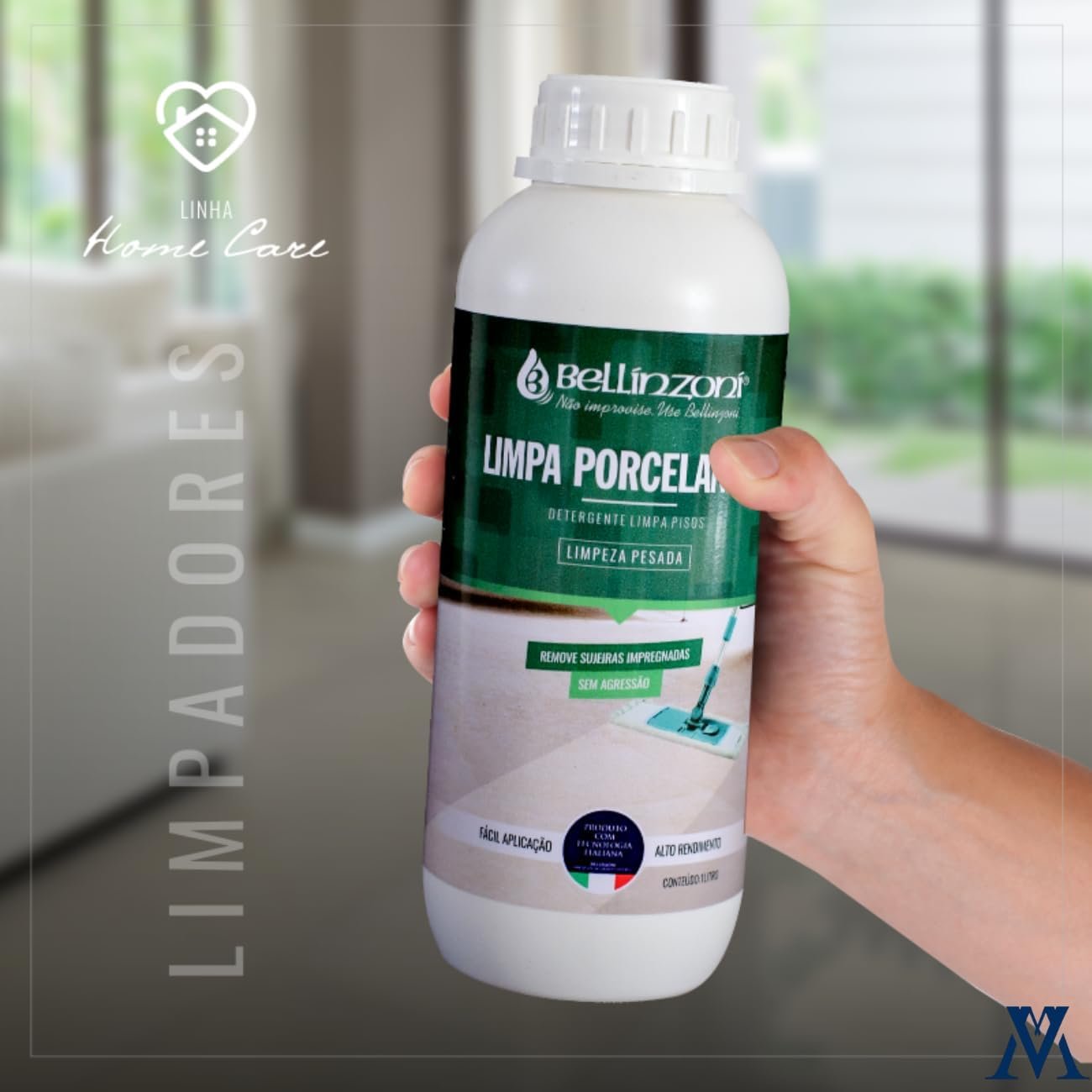 BELLINZONI LIMPA PORCELANATO LIMP PESADA 1L - Imagem 3