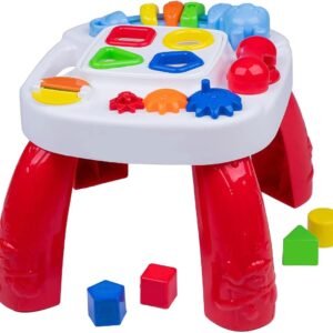 MESINHA DIDATICA INFANTIL COM ATIVIDADES – VERMELHO