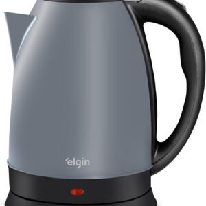 Chaleira Elétrica Inox Elgin – Jarra sem Fio 2 Litros Desligamento Automático Cinza Lunar 220V