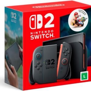 Bundle Nintendo Switch 2 + Jogo Digital Mario Kart World – Modelo Nacional de Tomada