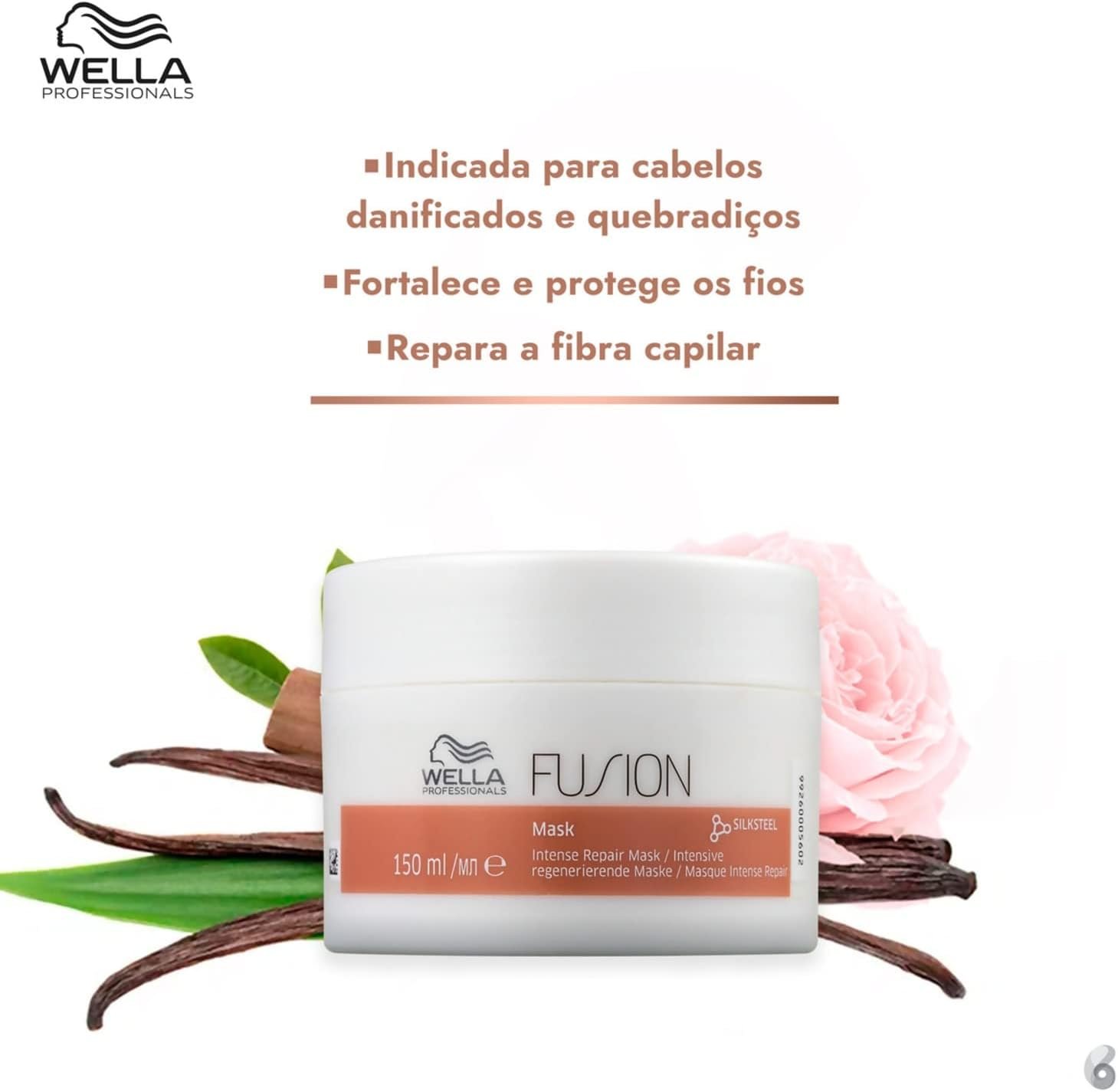 Máscara Wella Professionals Fusion 150ML - Imagem 3