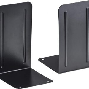 Acrimet Bibliocanto Premium – Suporte para Livros de Metal 1 Par, Preto