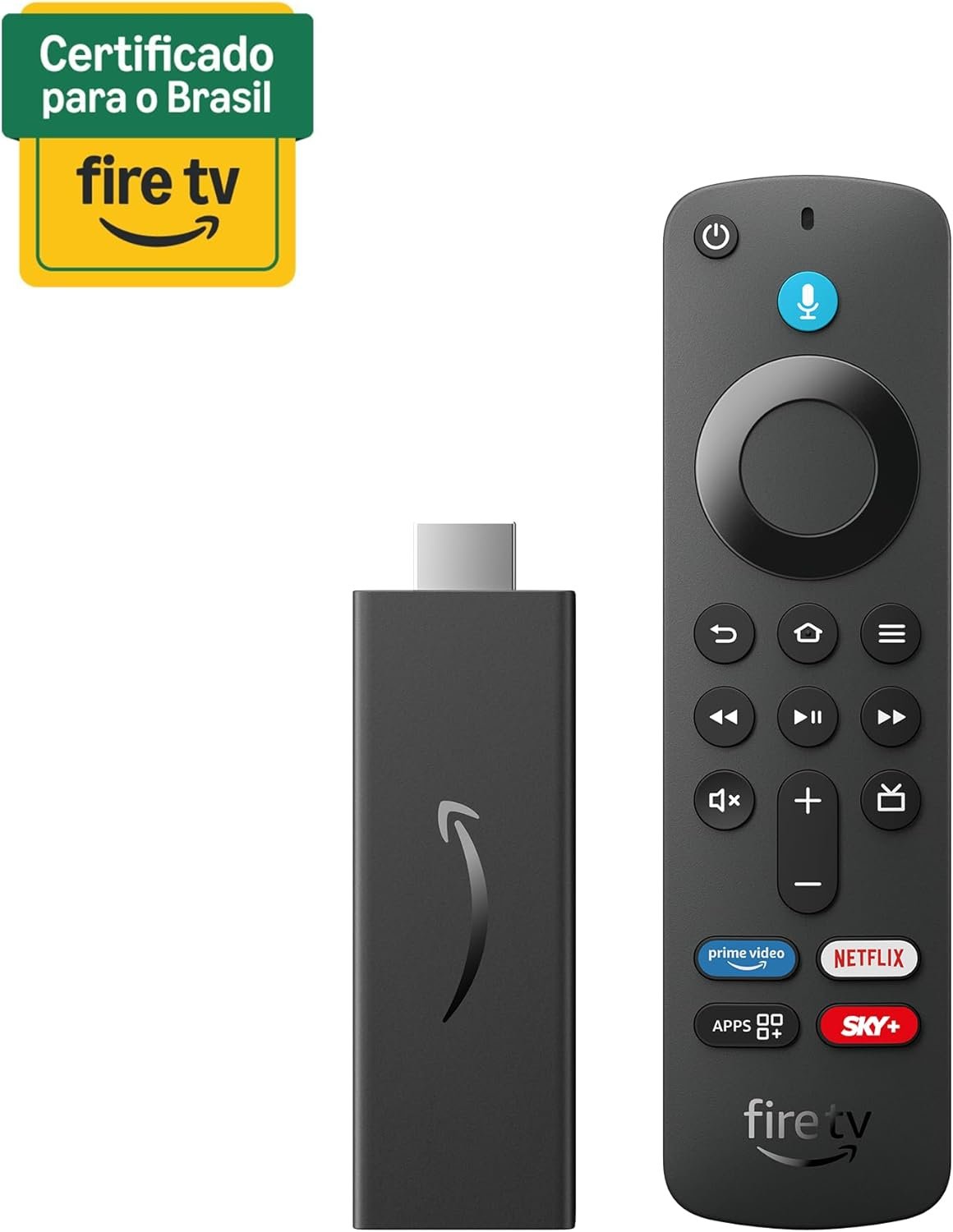 Fire TV Stick HD (Geração mais recente) | Com controle remoto por voz com Alexa (inclui comandos de TV), controles de casa inteligente e streaming em HD - Imagem 3