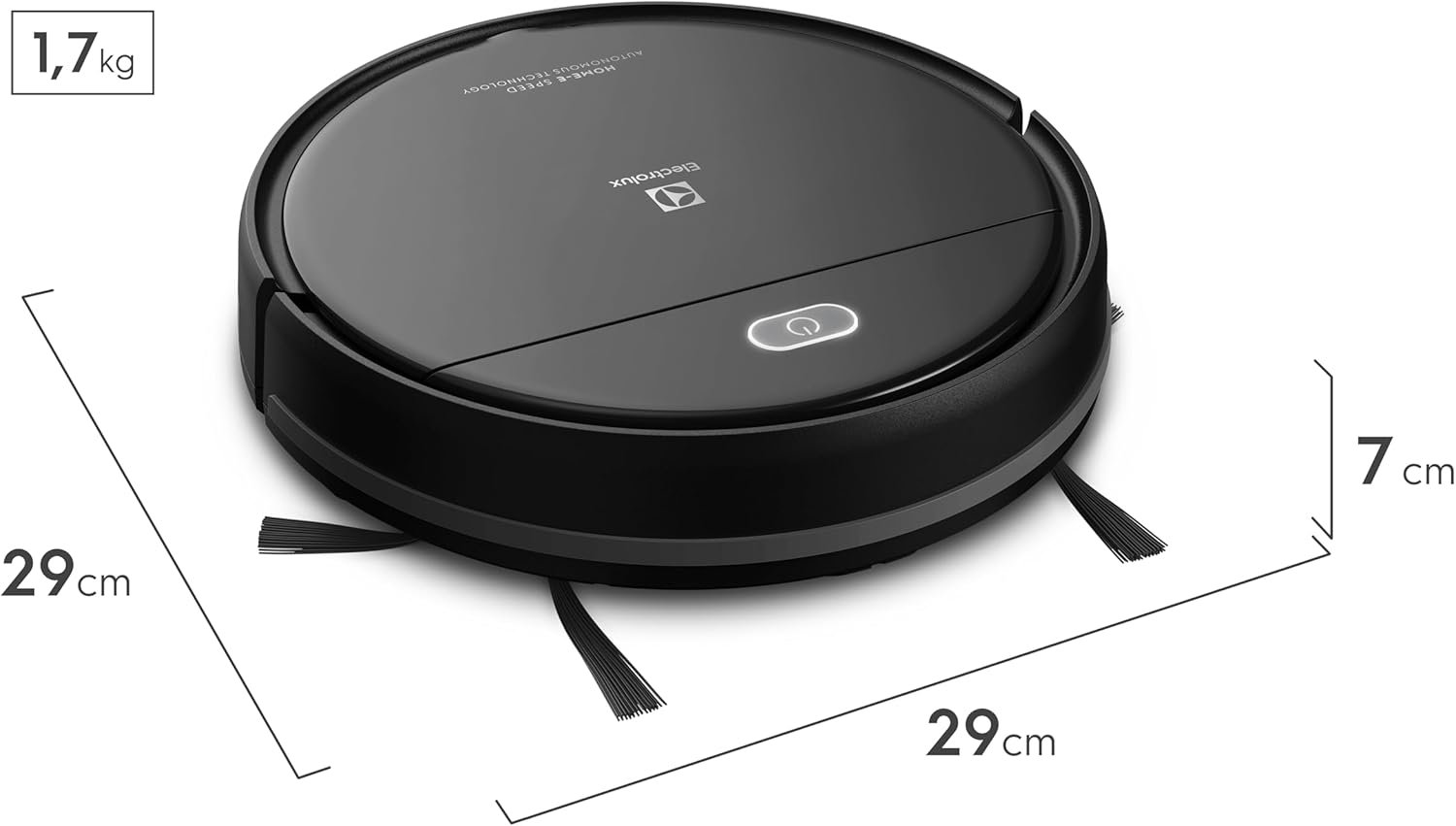 Robô Aspirador de Pó Electrolux Home e Speed Experience Erb10 Bivolt Preto - Imagem 5