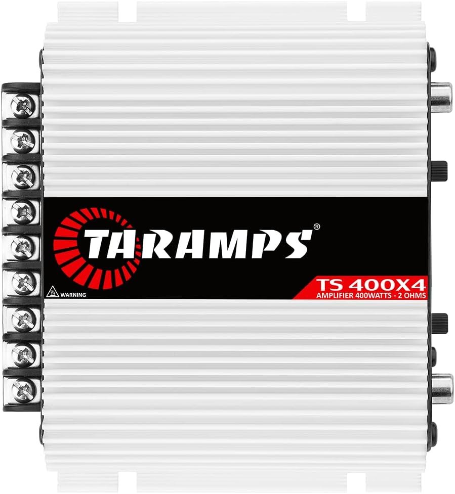 Módulo Taramps TS 400x4 2 ohms 400 W RMS 4 Canais Amplificador Som Automotivo