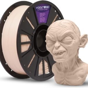 Filamento PLA Velvet High Speed 1Kg 1,75mm Efeito Aveludado Impressora 3D FDM Voolt3D (Caucasiano Velvet)