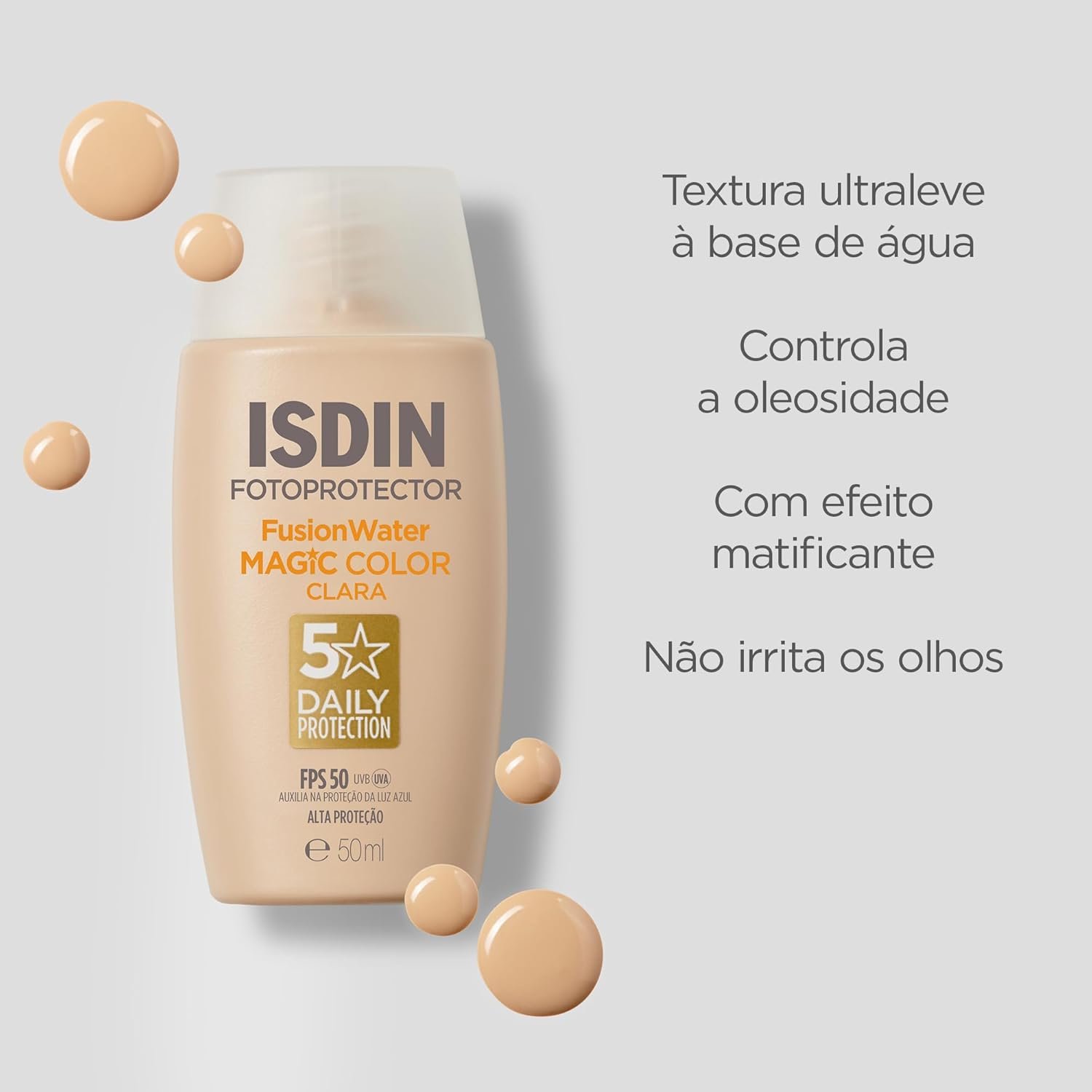 ISDIN Protetor Solar Facial Fusion Water 5 Stars - Imagem 4