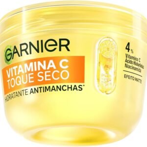 Garnier, Gel Creme Hidratante Facial Antimanchas Toque Seco, com Vitamina C, Niacinamida e Ácido Hialurônico, Controla a Oleosidade e Uniformiza a Pele, 85g