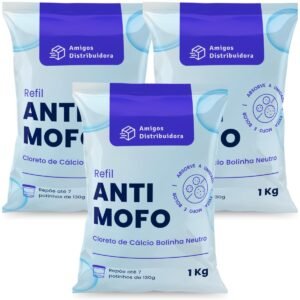 Cloreto De Cálcio Antimofo Em Bolinhas 3kg – Evita Mofo Amigos Distribuidora