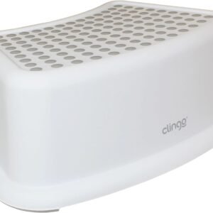 Degrau Infantil Step Dots, Clingo, Branco/Cinza