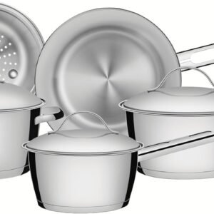 Jogo de Panelas com Fundo Triplo 5 Peças Tramontina Inox