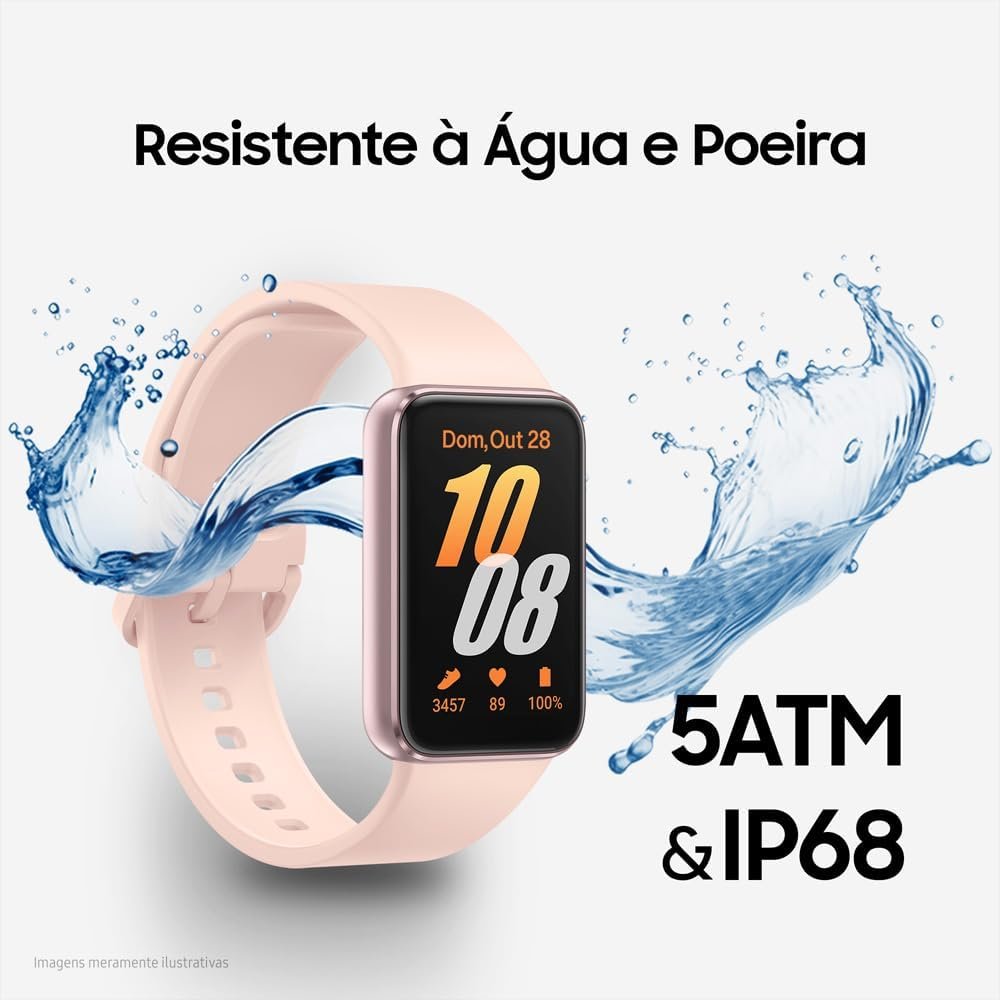 Smartwatch Samsung Galaxy Fit3 Display 1.6" Rosé - Imagem 7