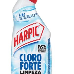 Harpic Cloro Forte – Desinfetante Sanitário Líquido Desodorizador, 200ml, Azul Harpic Cloro Forte – Desinfetante Sanitário Líquido Desodorizador, 200ml, Azul