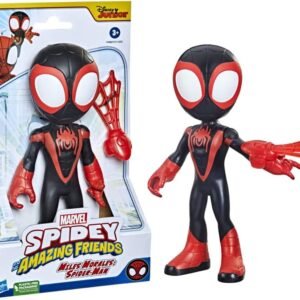 Marvel, Action Figure, Miles Morales, Spidey and His Amazing Friends – Figura Articulada com 22,5 cm – A partir de 3 Anos