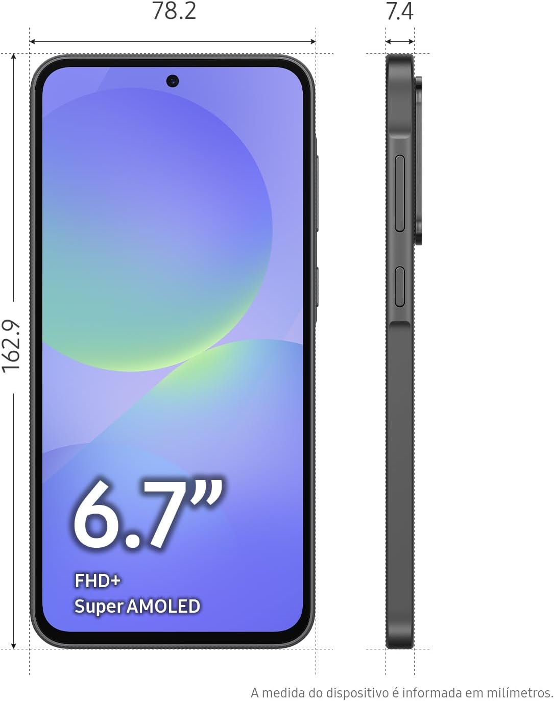 Celular Samsung Galaxy A36 5G 256GB, 8GB RAM, Recursos AI (Preto) - Imagem 9