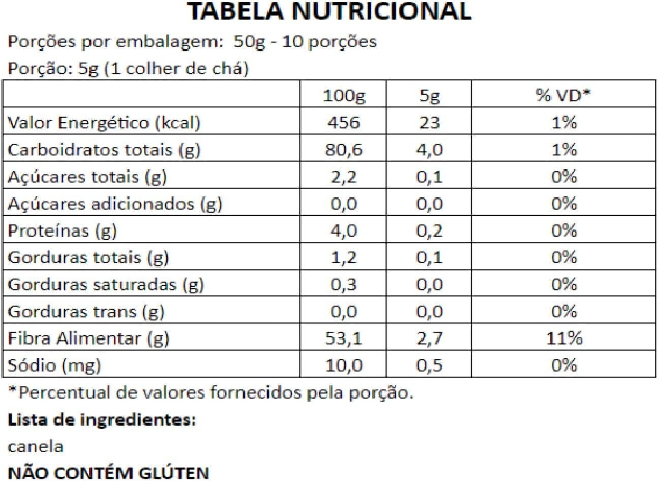 Canela em Pó BR Spices 50g - Imagem 2